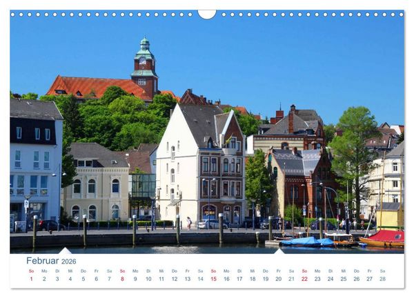Produktbild: Flensburg 2026. Impressionen rund um den Hafen (Wandkalender 2026 DIN A3 quer), CALVENDO Monatskalender