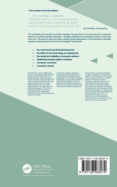 Produktbild: Professional Issues in Software Engineering