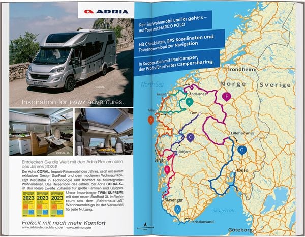 Produktbild: MARCO POLO Camper Guide S&uuml;dnorwegen