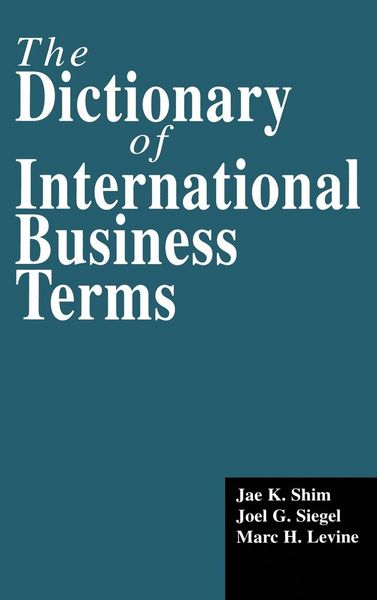 Produktbild: The Dictionary of International Business Terms