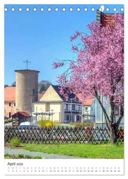Produktbild: Die Stadt Hettstedt (Tischkalender 2026 DIN A5 hoch), CALVENDO Monatskalender