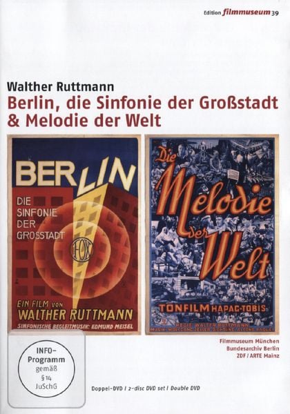 Produktbild: Berlin, die Sinfonie der Gro&szlig;stadt/Melodie der Welt - Edition Filmmuseum [2 DVDs]