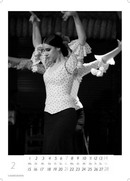 Produktbild: Flamenco schwarz-weiss Kalender 2027 &ndash; Wandkalender | Fotokalender | Tanzkalender| Spanien 42x59cm &ndash; . mit eindrucksvollen Flamenco-Fotos, Tanz & Musik &ndash; F&uuml;r Fans spanischer Kultur & Andalusien.