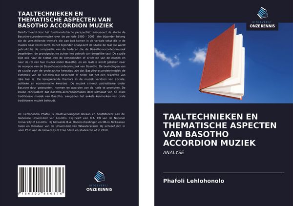 Produktbild: TAALTECHNIEKEN EN THEMATISCHE ASPECTEN VAN BASOTHO ACCORDION MUZIEK
