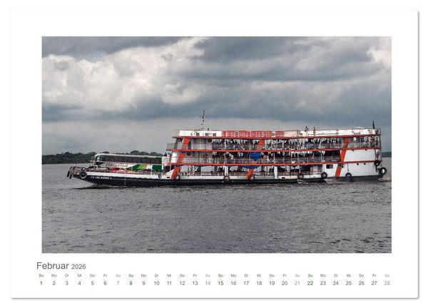 Produktbild: Amazonas, eine Reise entlang seiner Ufer (Wandkalender 2026 DIN A2 quer), CALVENDO Monatskalender