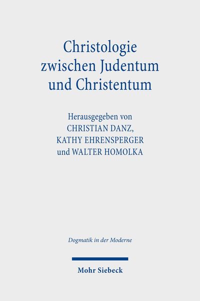 Produktbild: Christologie zwischen Judentum und Christentum