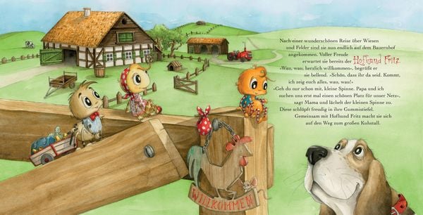 Produktbild: Die kleine Spinne Widerlich - Ferien auf dem Bauernhof Pappbilderbuch