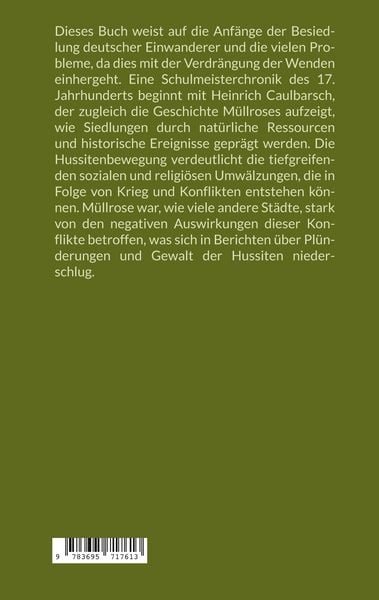 Produktbild: Die Anf&auml;nge von M&uuml;llrose