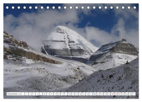 Produktbild: Tibet (Tischkalender 2026 DIN A5 quer), CALVENDO Monatskalender
