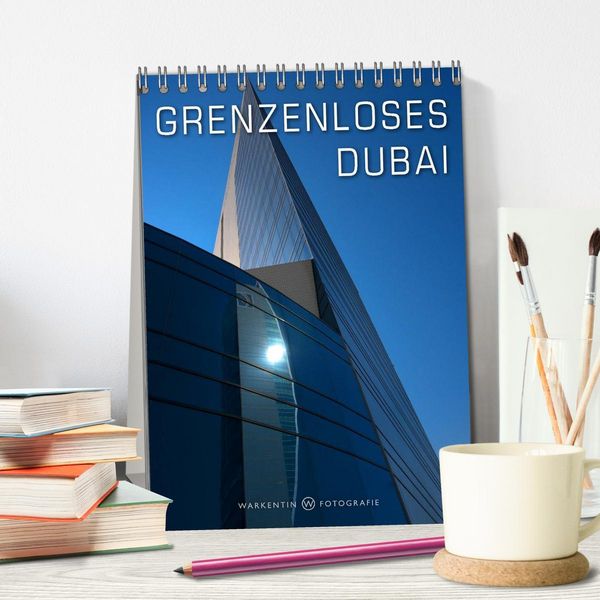 Produktbild: Grenzenloses Dubai (Tischkalender 2026 DIN A5 hoch), CALVENDO Monatskalender