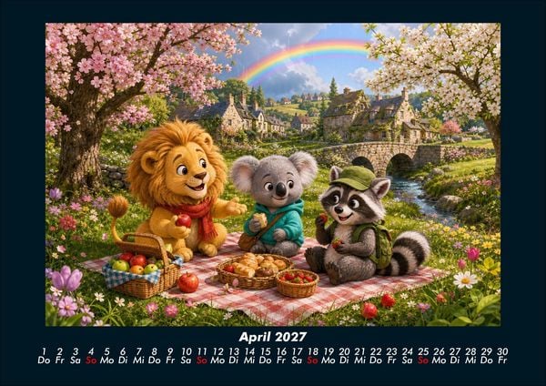 Produktbild: Abenteuerreise durch Europa 2027 Fotokalender DIN A4