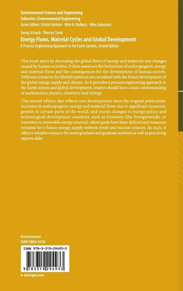 Produktbild: Energy Flows, Material Cycles and Global Development