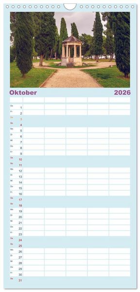 Produktbild: Familienplaner 2026 - Split - Zauberhafte Perle an der Adriak&uuml;ste Kroatiens mit 5 Spalten (Wandkalender, 21 x 45 cm) CALVENDO