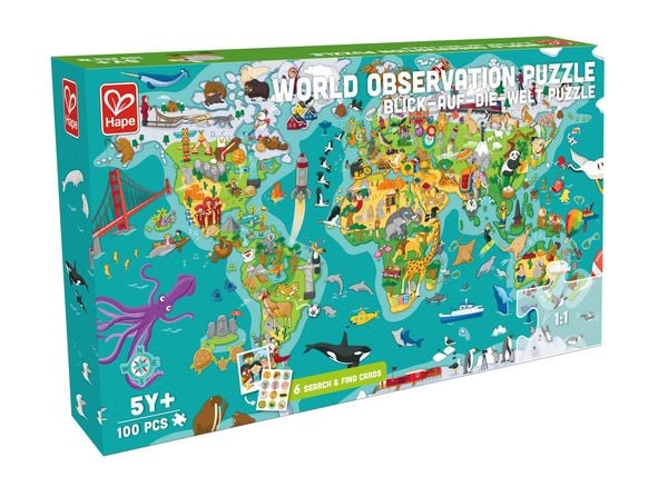 Produktbild: "2-in-1-Weltreise" Puzzle und Spiel / 105 Teile