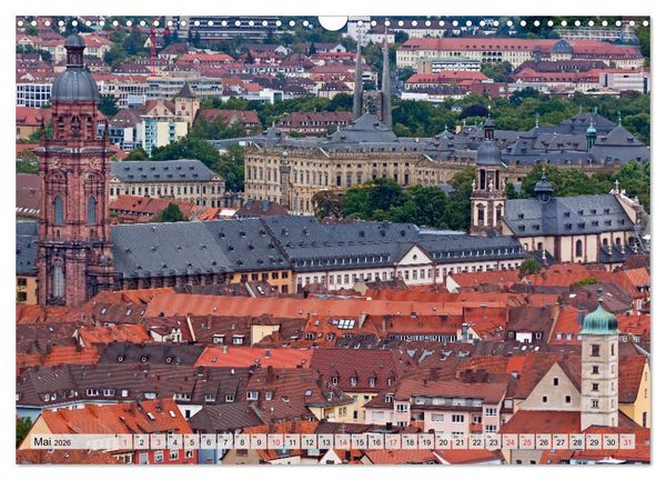 Produktbild: W&Uuml;RZBURG - ALTSTADT IMPRESSIONEN (Wandkalender 2026 DIN A3 quer), CALVENDO Monatskalender