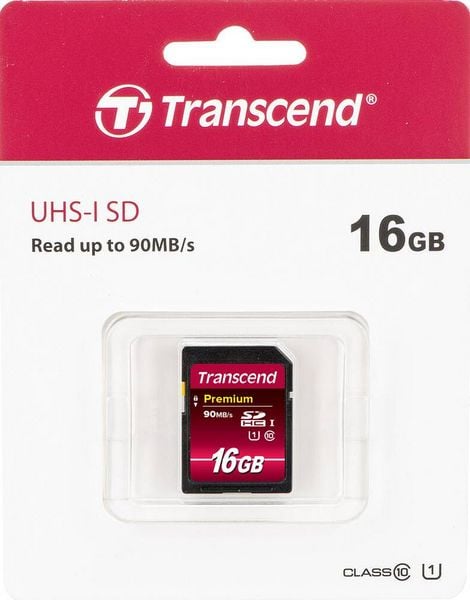 Produktbild: Transcend Premium 400 SDHC-Karte Industrial 16 GB Class 10, UHS-I