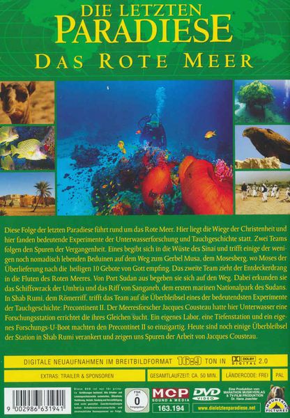 Produktbild: Die letzten Paradiese - Das Rote Meer