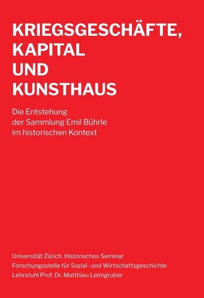 Produktbild: Kriegsgesch&auml;fte, Kapital und Kunsthaus