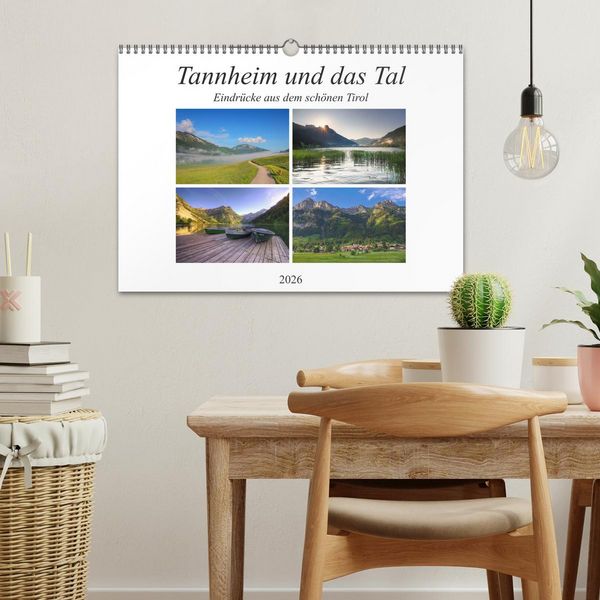 Produktbild: Tannheim und das Tal (Wandkalender 2026 DIN A3 quer), CALVENDO Monatskalender