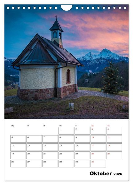 Produktbild: Traumhaftes Berchtesgadener Land (Wandkalender 2026 DIN A4 hoch), CALVENDO Monatskalender