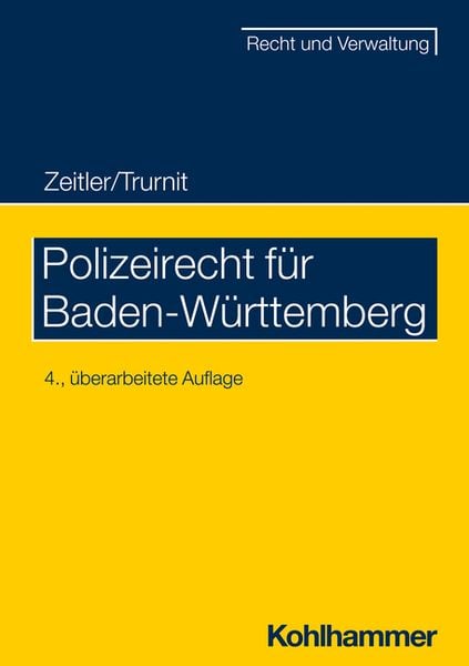 Produktbild: Polizeirecht f&uuml;r Baden-W&uuml;rttemberg