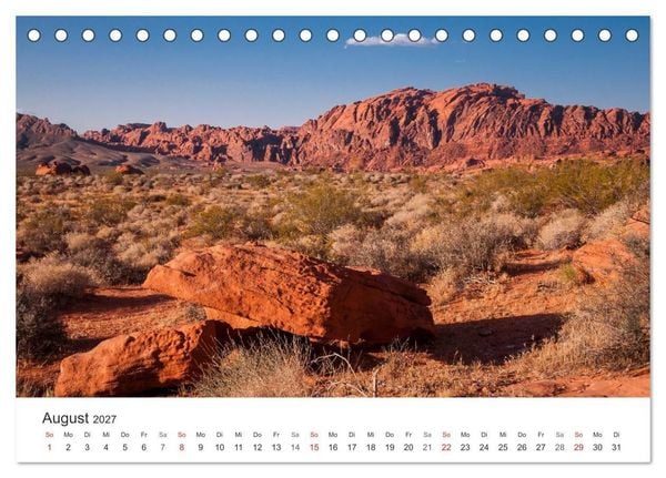 Produktbild: USA &ndash; Landschaft und Sehnsucht (Tischkalender 2027 DIN A5 quer), CALVENDO Monatskalender
