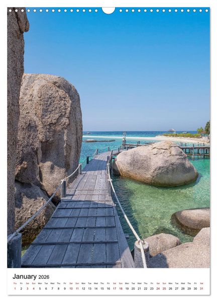 Produktbild: South East Asian Beaches (Wall Calendar 2026 DIN A3 portrait), CALVENDO 12 Month Wall Calendar