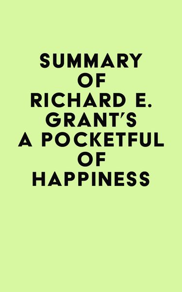 Produktbild: Summary of Richard E. Grant's A Pocketful of Happiness