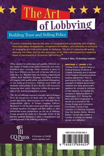 Produktbild: The Art of Lobbying