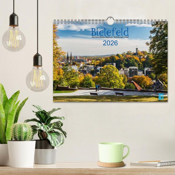 Produktbild: Bielefeld - Die freundliche Stadt am Teutoburger Wald (Wandkalender 2026 DIN A4 quer), CALVENDO Monatskalender
