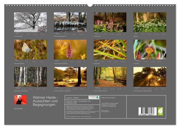 Produktbild: Wahner Heide - Aussichten und Begegnungen (hochwertiger Premium Wandkalender 2026 DIN A2 quer), Kunstdruck in Hochglanz