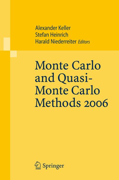 Produktbild: Monte Carlo and Quasi-Monte Carlo Methods 2006