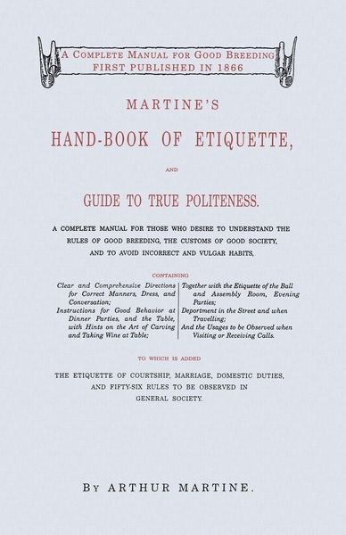 Produktbild: Martine's Hand-Book of Etiquette