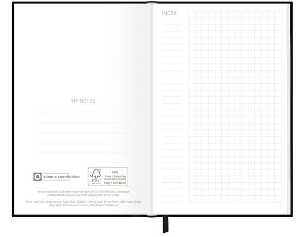 Produktbild: Paper&you Notizbuch kariert A6+
