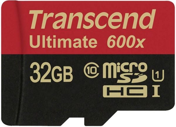 Produktbild: Transcend Ultimate (600x) microSDHC-Karte Industrial 32 GB Class 10, UHS-I inkl. SD-Adapter