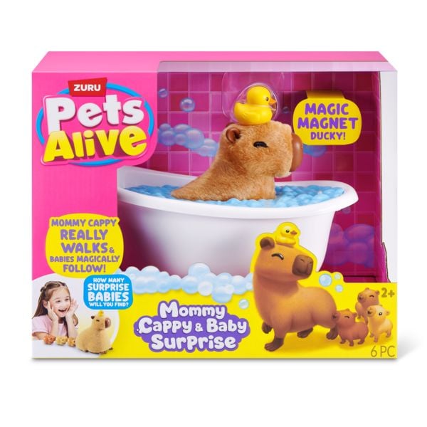 Produktbild: ZURU Pets Alive - Mommy Cappy & Baby Surprise