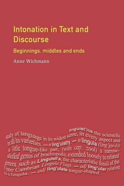 Produktbild: Intonation in Text and Discourse