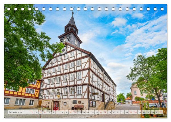 Produktbild: Bad Sooden-Allendorf Impressionen (Tischkalender 2026 DIN A5 quer), CALVENDO Monatskalender