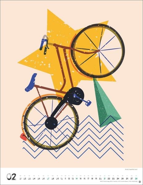 Produktbild: Bike Art Posterkalender 2027