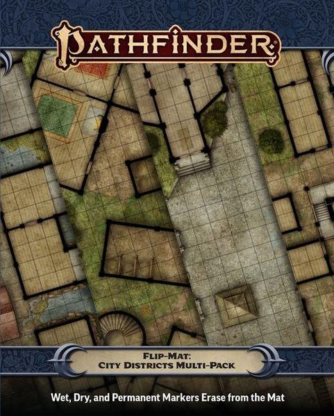 Produktbild: Pathfinder Flip-Mat: City Districts Multi-Pack