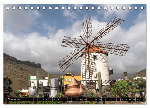 Produktbild: Gran Canaria (Tischkalender 2026 DIN A5 quer), CALVENDO Monatskalender