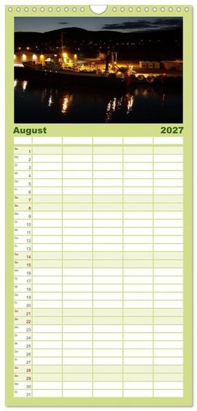 Produktbild: Familienplaner 2027 - Impressionen von Norwegen entlang der Hurtigruten mit 5 Spalten (Wandkalender, 21 x 45 cm) CALVENDO