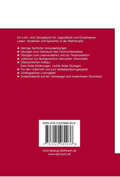 Produktbild: Wie spricht man in der Mathematik? Band 2