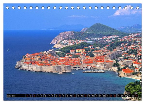 Produktbild: Kroatien (Tischkalender 2026 DIN A5 quer), CALVENDO Monatskalender