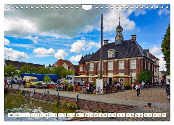 Produktbild: Charmante Stadt - LEER (Wandkalender 2026 DIN A4 quer), CALVENDO Monatskalender