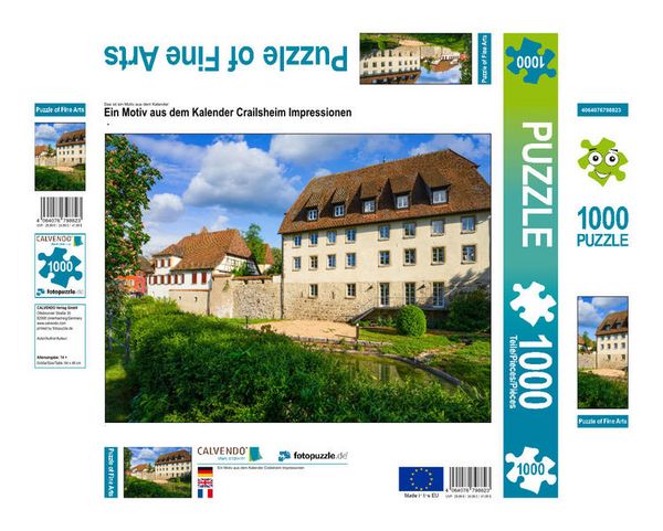Produktbild: CALVENDO Puzzle Ein Motiv aus dem Kalender Crailsheim Impressionen | 1000 Teile Lege-Gr&ouml;&szlig;e 64x48cm Foto-Puzzle f&uuml;r gl&uuml;ckliche Stunden