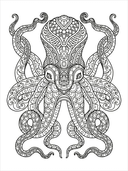 Produktbild: Mein Mandala-Tier-Malbuch &ndash; Unterwassertr&auml;ume