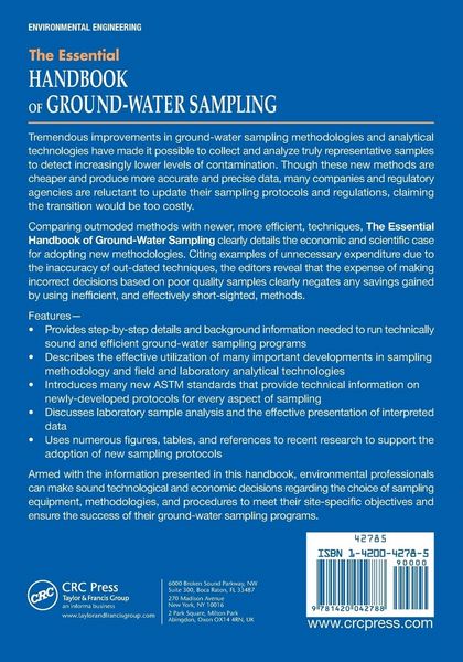 Produktbild: The Essential Handbook of Ground-Water Sampling