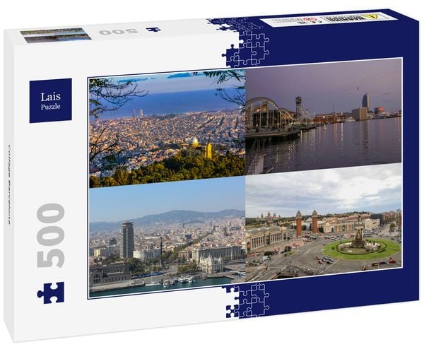 Lais Puzzle Collage Barcelona 500 Teile