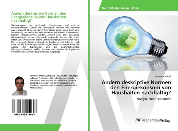 Produktbild: &Auml;ndern deskriptive Normen den Energiekonsum von Haushalten nachhaltig?
